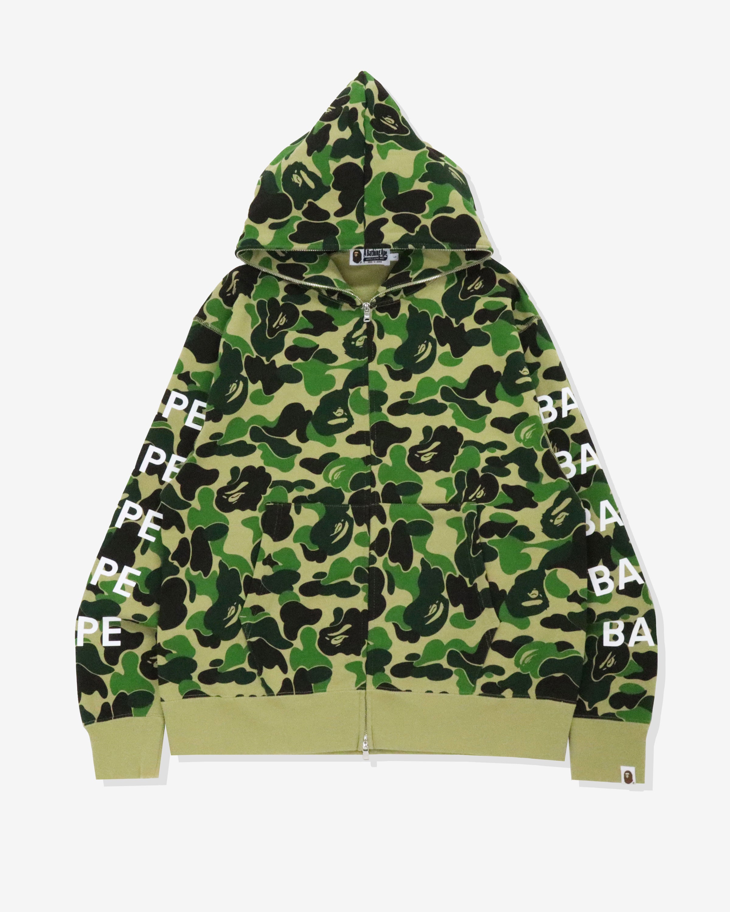 BAPE BIG ABC CAMO BAPE RELAXED FIT FULL ZIP HOODIE – Undefeated