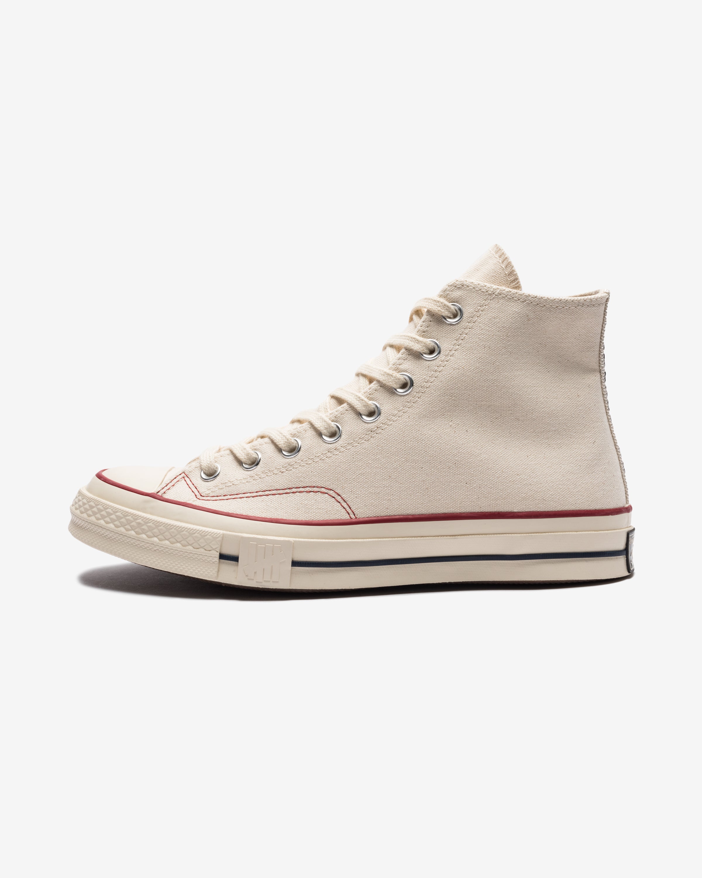 Converse X Undefeated Chuck 70 Hi Natural Fieryred Undefeated 