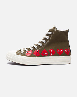 CONVERSE CDG PLAY MULTI HEART CHUCK TAYLOR ALL STAR '70 HIGH – Undefeated