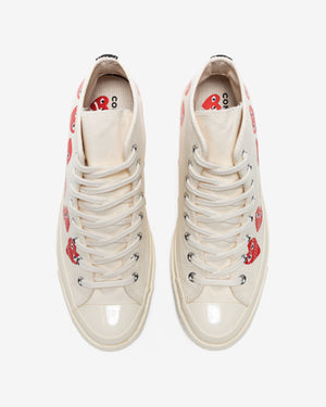 Play Converse - Red Heart Chuck Taylor All Star ’70 High Sneakers - (Black)