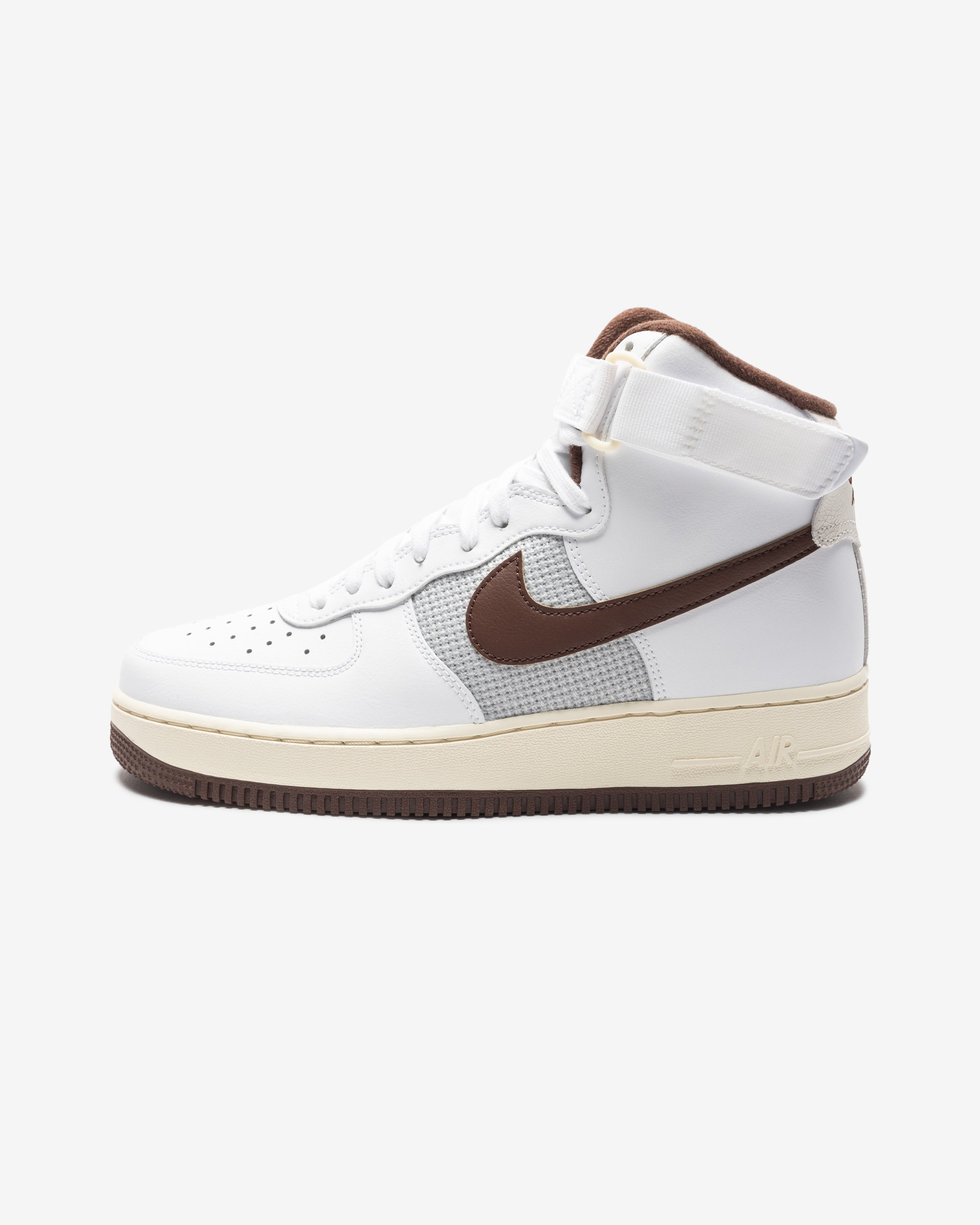 NIKE AIR FORCE 1 HIGH '07 LV8 VINTAGE - WHITE/ LTCHOCOLATE