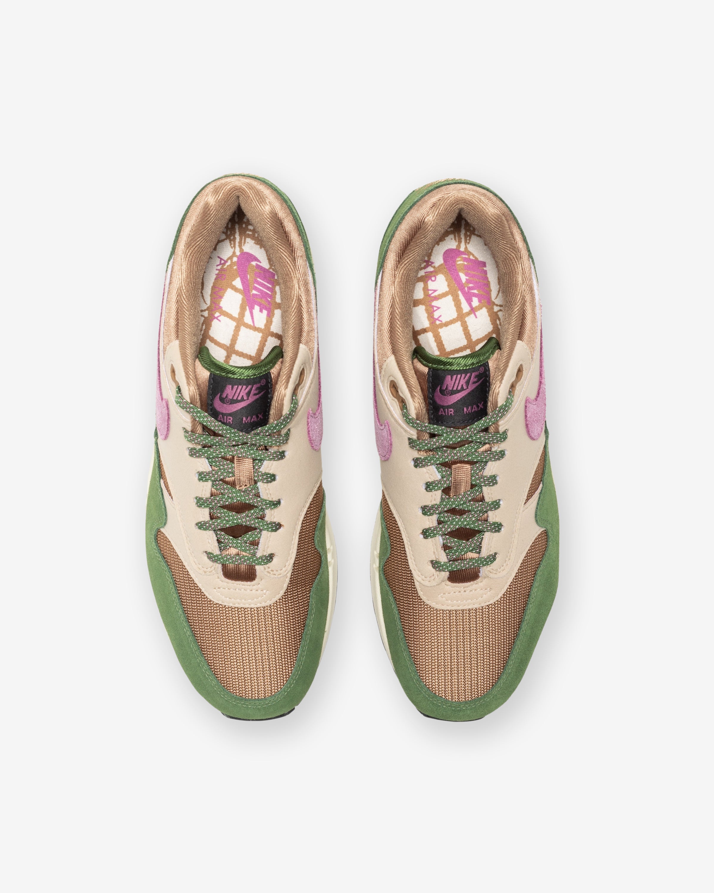 NIKE AIR MAX 1 NH - TREELINE/ LIGHTBORDEAUX/ DKDRIFTWOOD