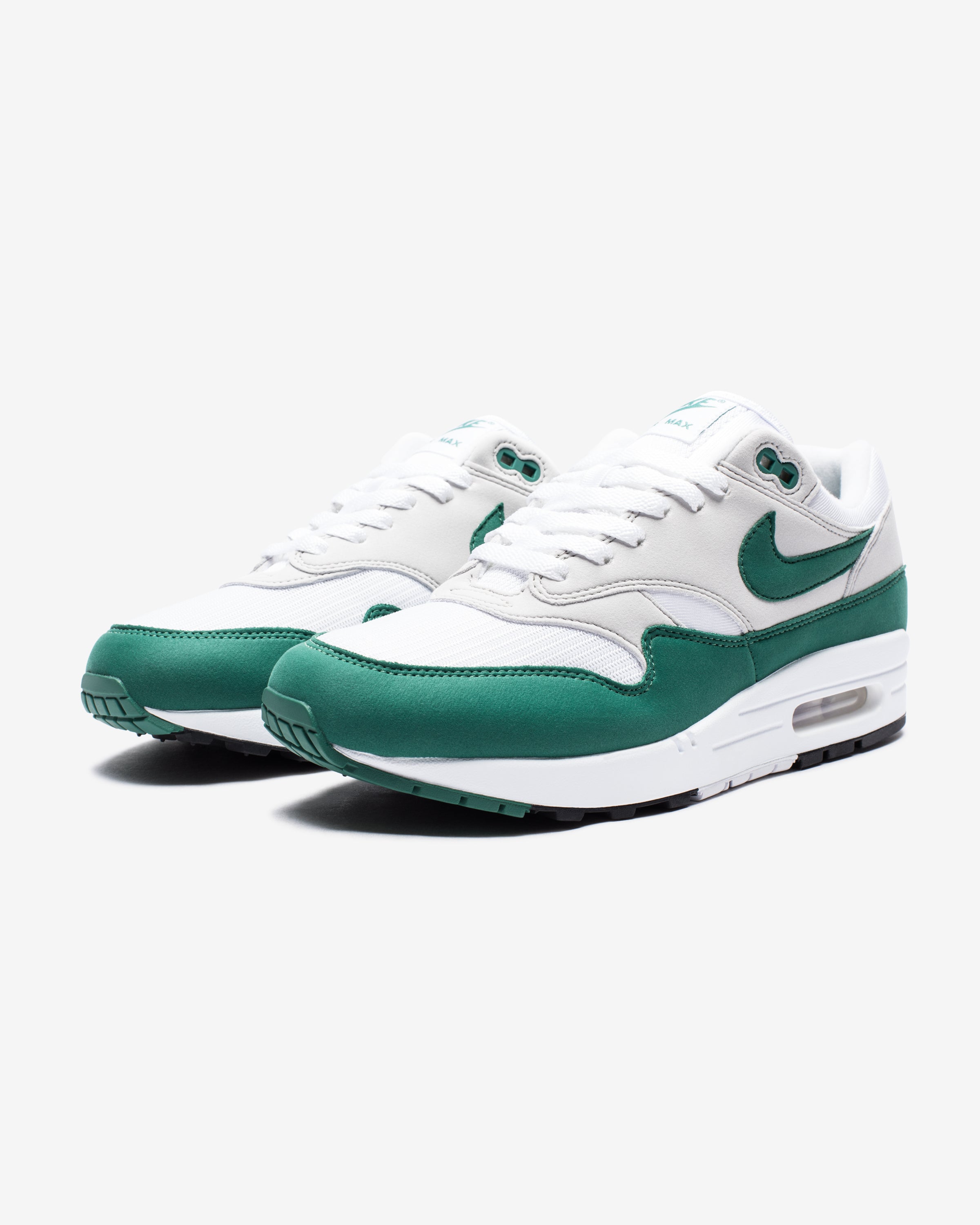 NIKE AIR MAX 1 - WHITE/ EVERGREENAURA/ NEUTRALGREY