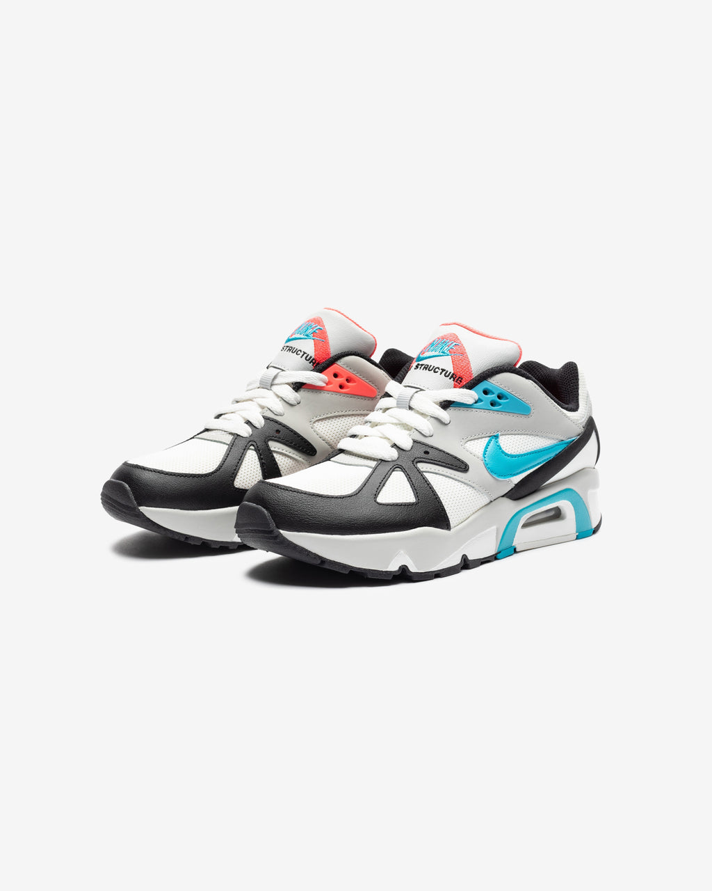 NIKE GS AIR STRUCTURE - SUMMITWHITE/ NEOTEAL/ BLACK/ INFRARED