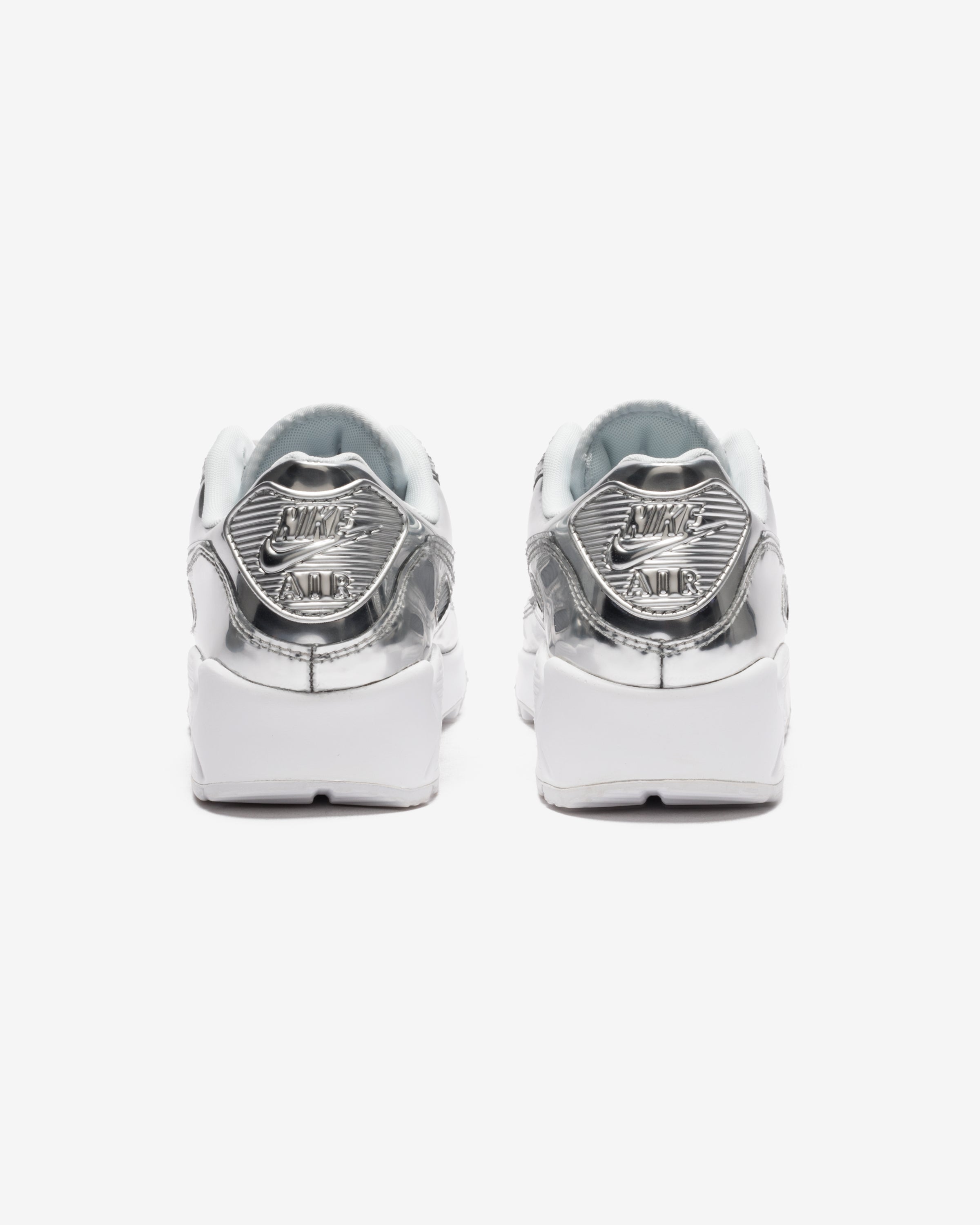 NIKE WMNS AIR MAX 90 SP - CHROME/ PURE PLATINUM/ WHITE – Undefeated