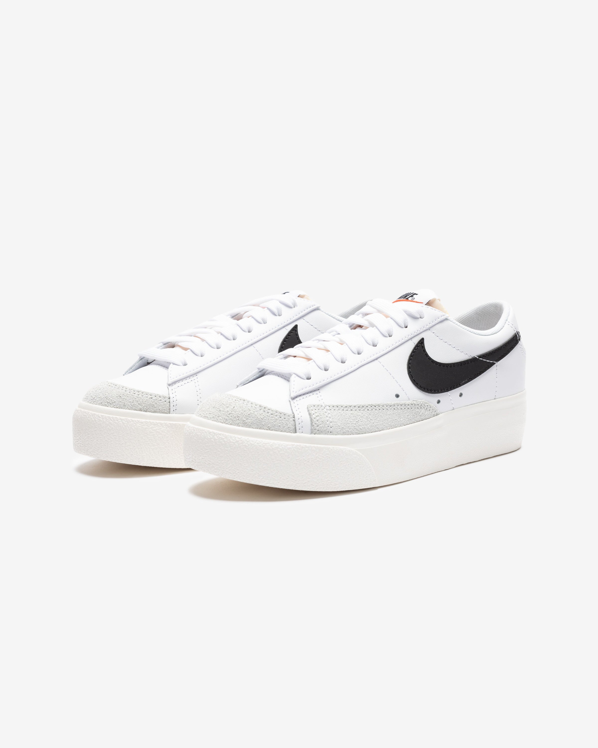 WOMEN'S BLAZER LOW PLATFORM - WHITE/ BLACK/ SAIL/ TEAMORANGE