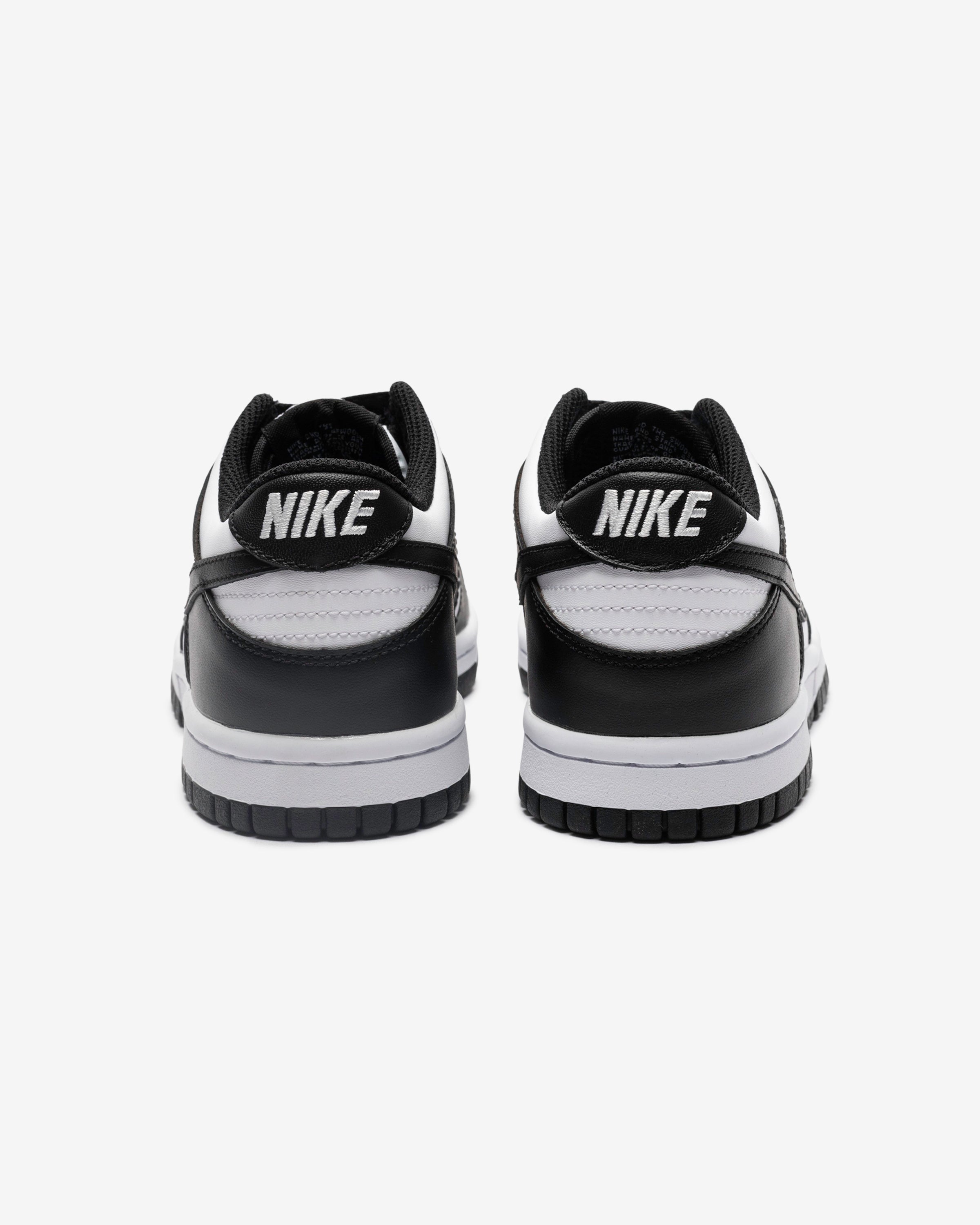 NIKE WOMEN'S DUNK LOW - WHITE/ BLACK – Undefeated